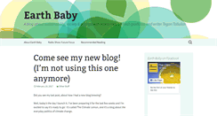 Desktop Screenshot of earthbabyblog.org